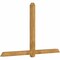 Ekena Millwork Eugene Rough Sawn Timber Gable Bracket, Western Red Cedar, 84"W x 53"H x 4"D x 4"F, 15/12 Pitch GBW084X53X0404EUG00RWR - alternate 2